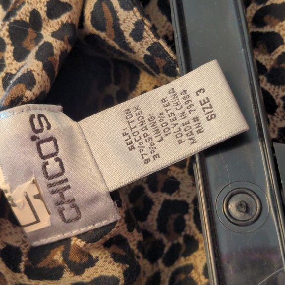 Chico's Size 3 or 16-18 Leopard skirt - Picture 5 of 5